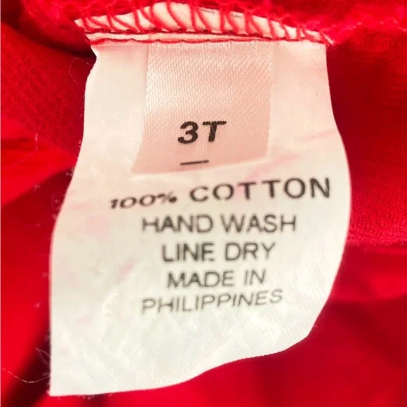Red Christmas Smocked Corduroy Jumper for toddler